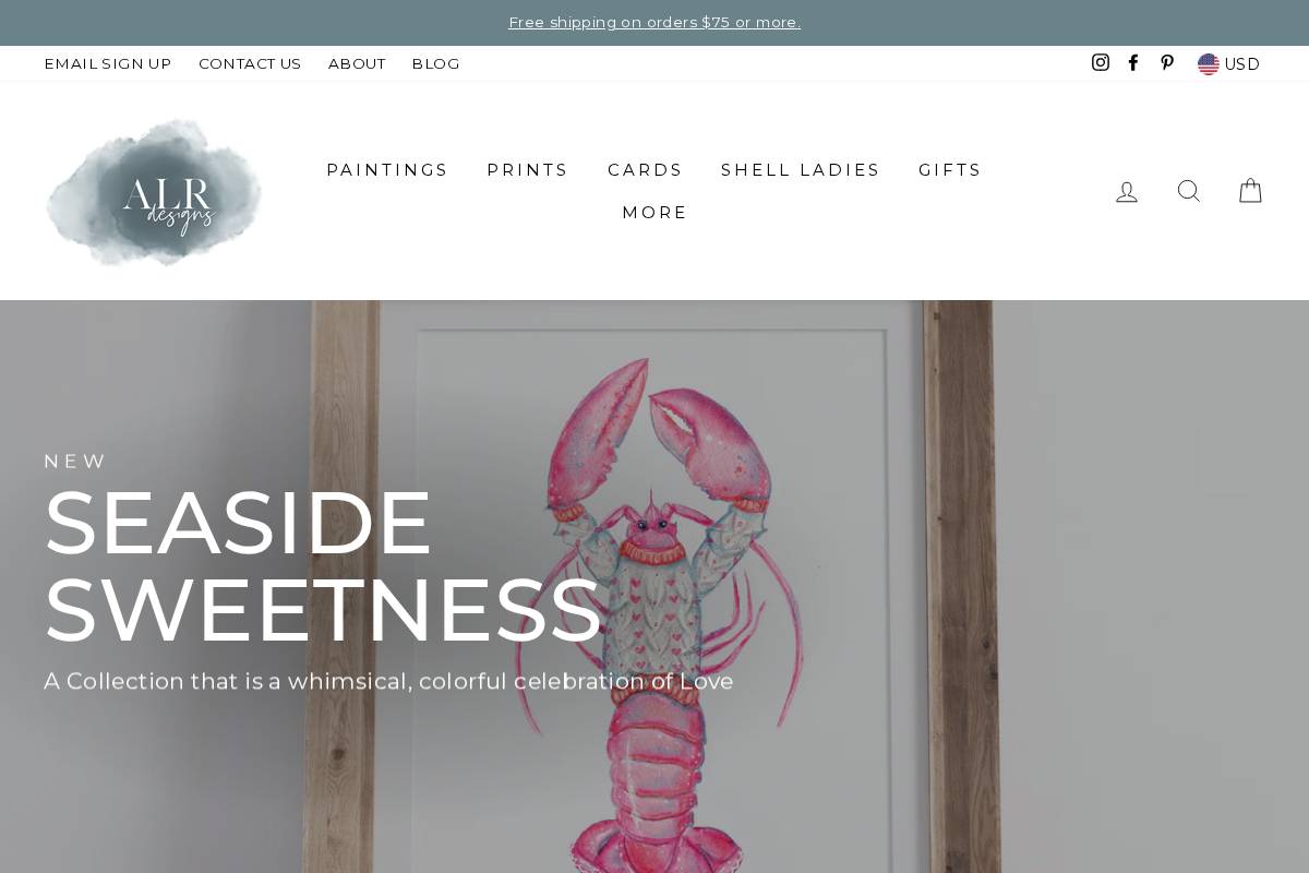 alr-designs.com homepage screenshot