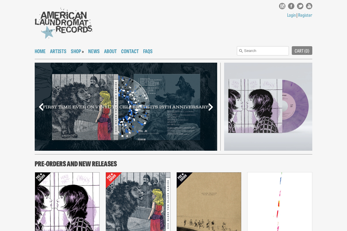 alr-music.com homepage screenshot