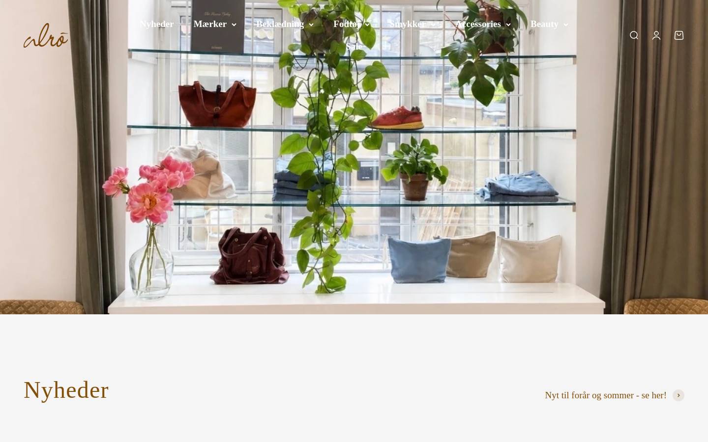 alroshop.dk homepage screenshot