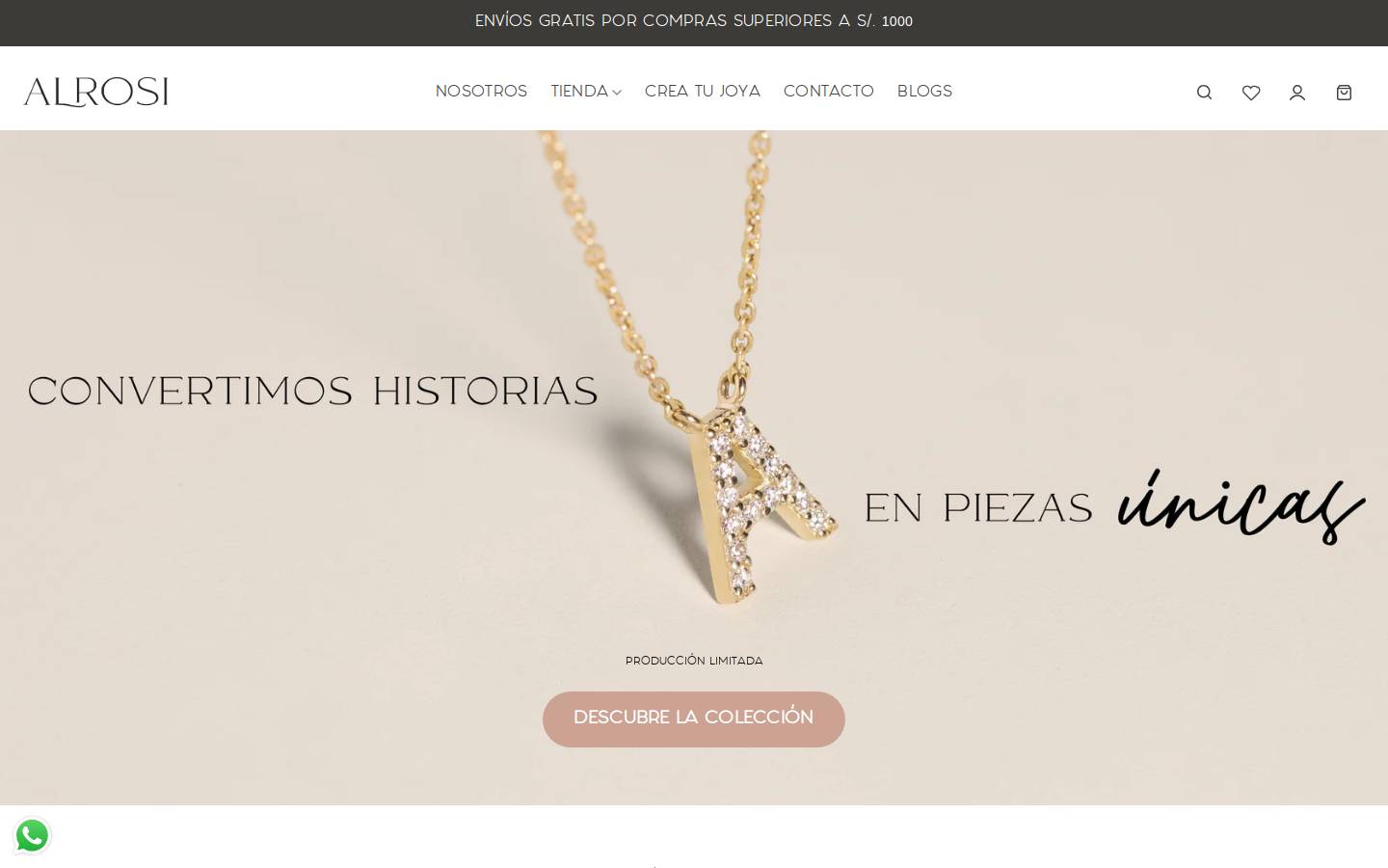 alrosi.com homepage screenshot