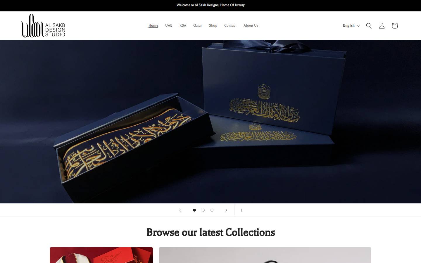 alsakbdesign.com homepage screenshot