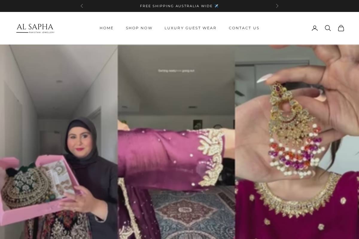 alsapha.com homepage screenshot