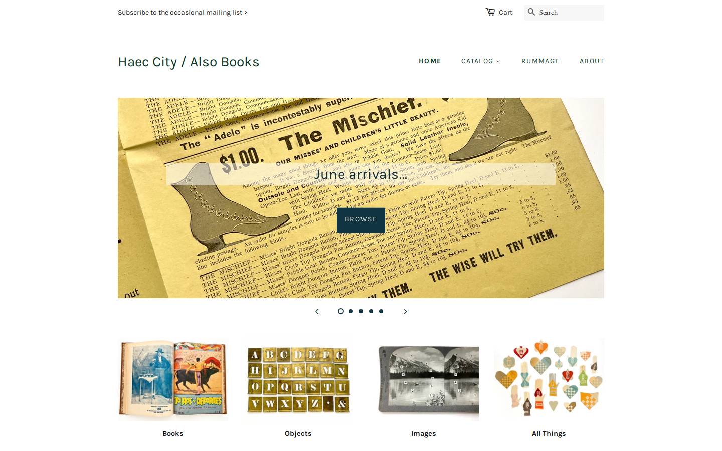 alsobooksbooks.com homepage screenshot