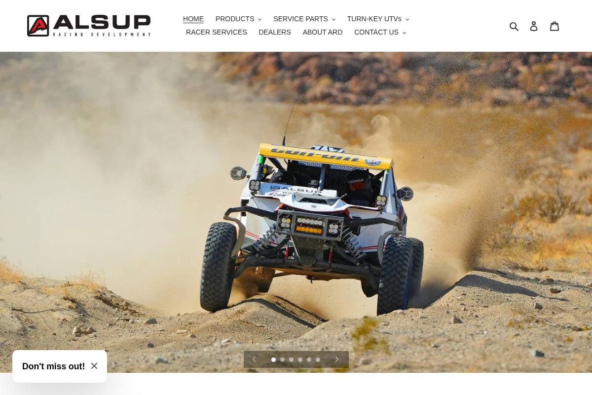 alsuprd.com homepage screenshot