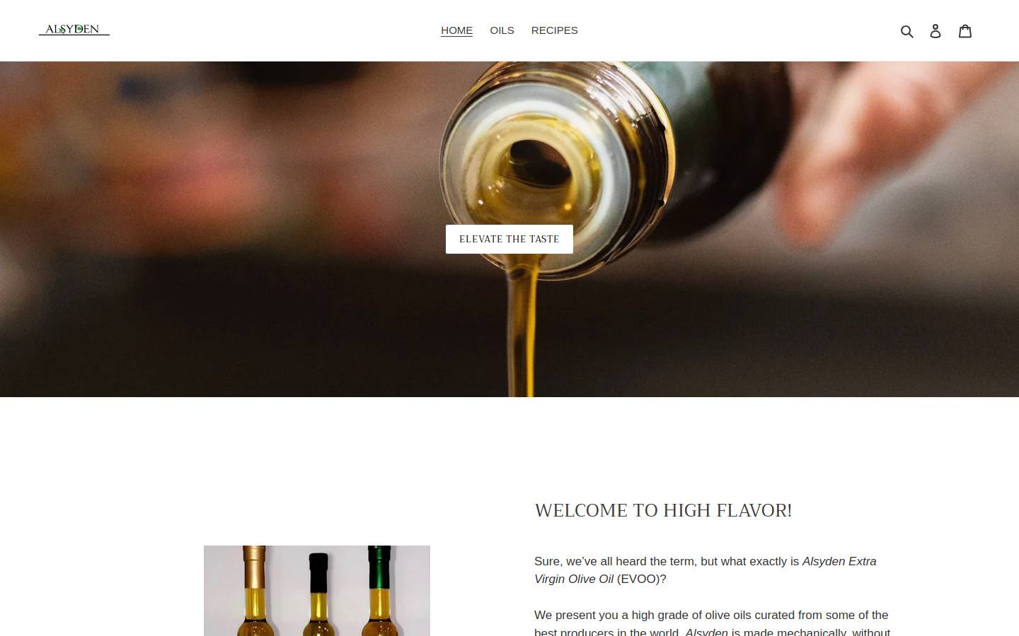 alsyden.com homepage screenshot