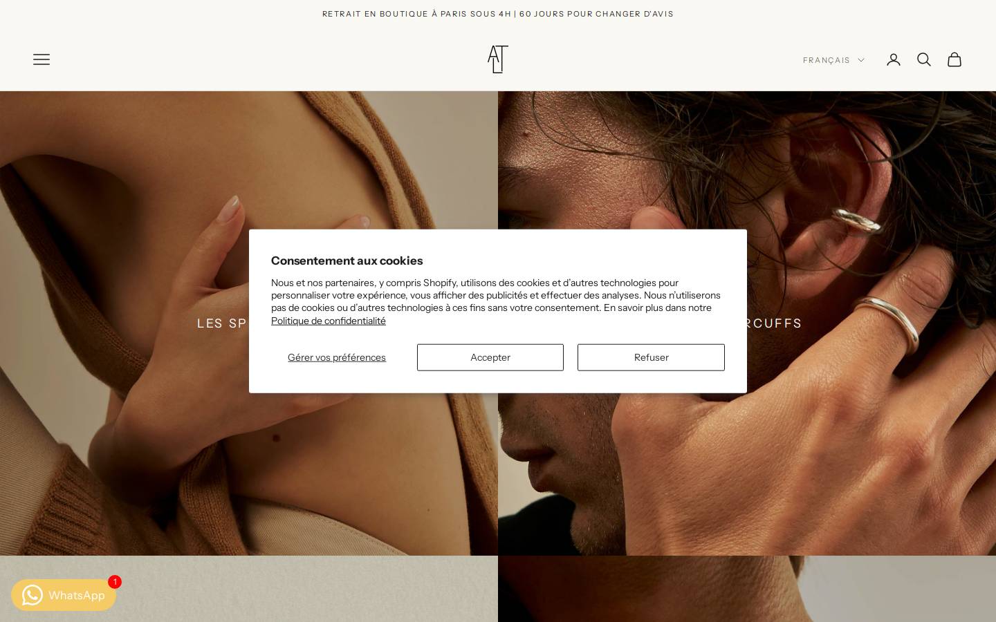 ALT Paris homepage screenshot