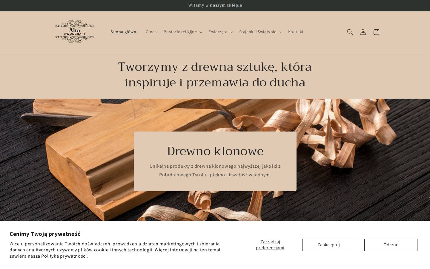 alta-dekor.com homepage screenshot