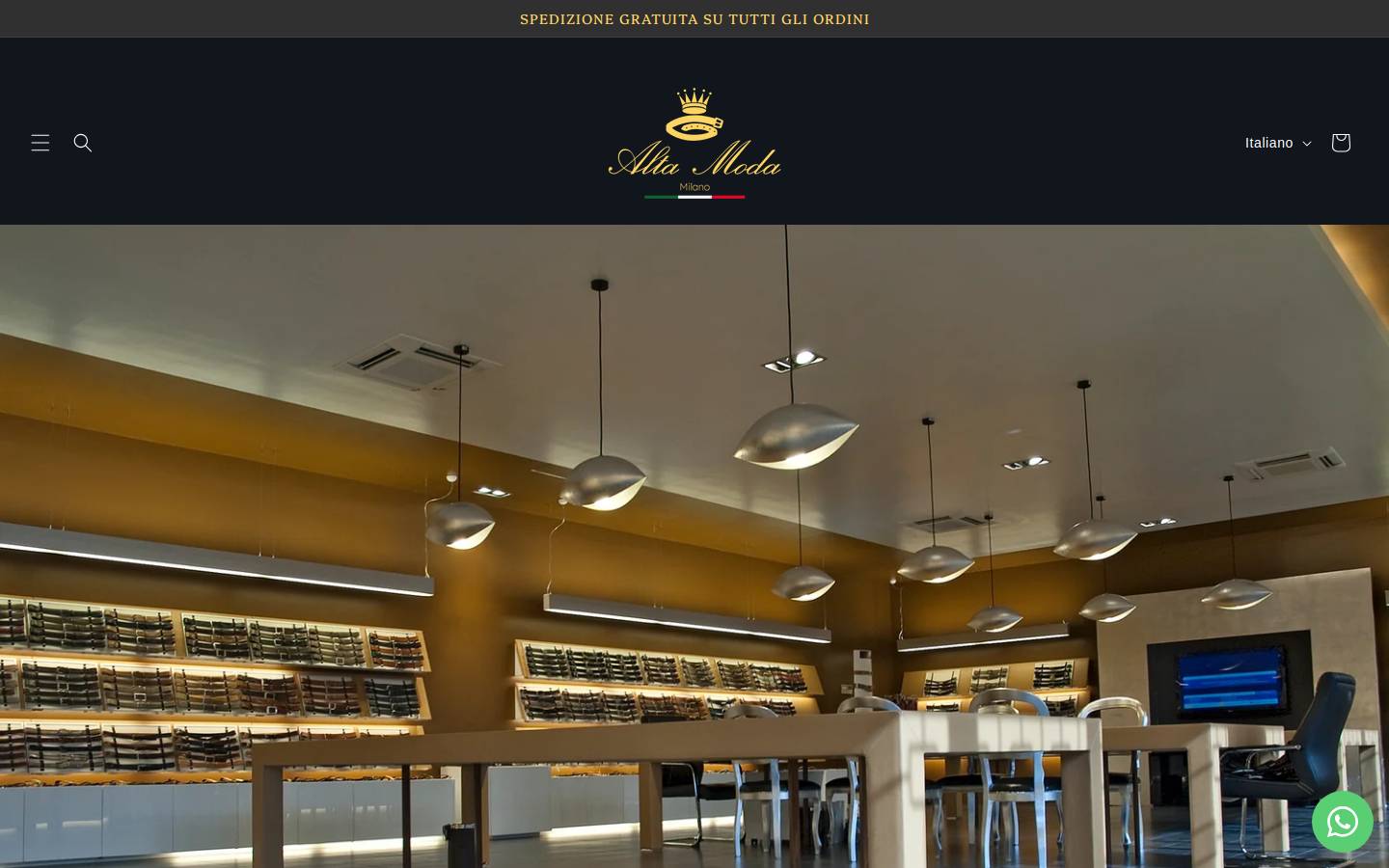 altamodabelt.it homepage screenshot