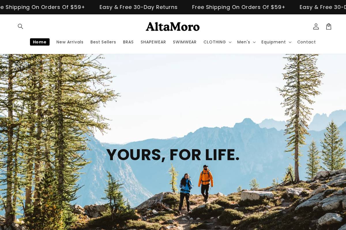 altamoro.com homepage screenshot