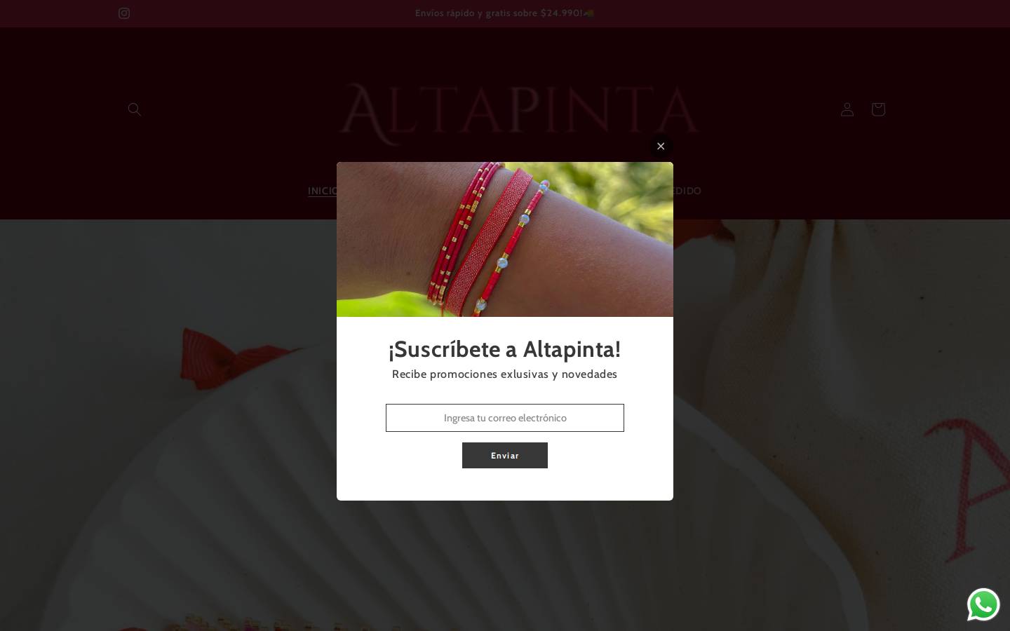 altapintatienda.com homepage screenshot