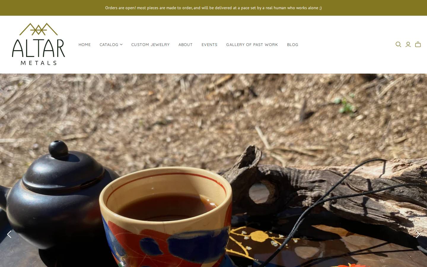 altarmetals.com homepage screenshot