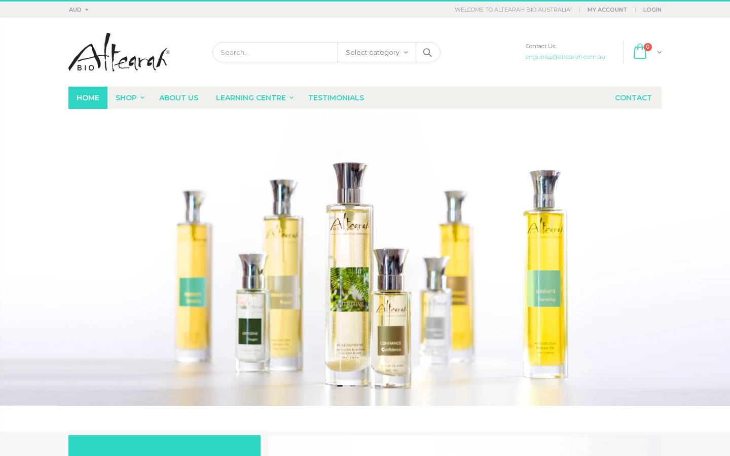 altearah.com.au homepage screenshot