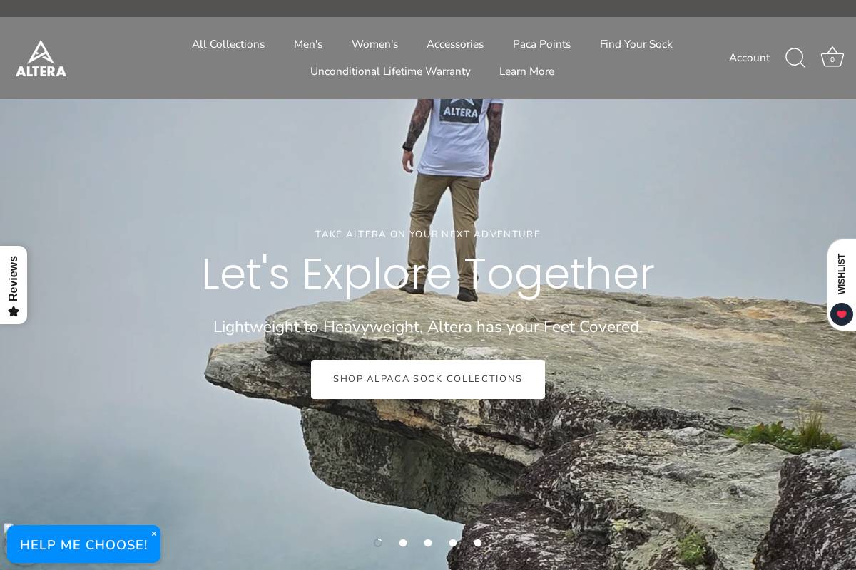 alteraalpaca.com homepage screenshot