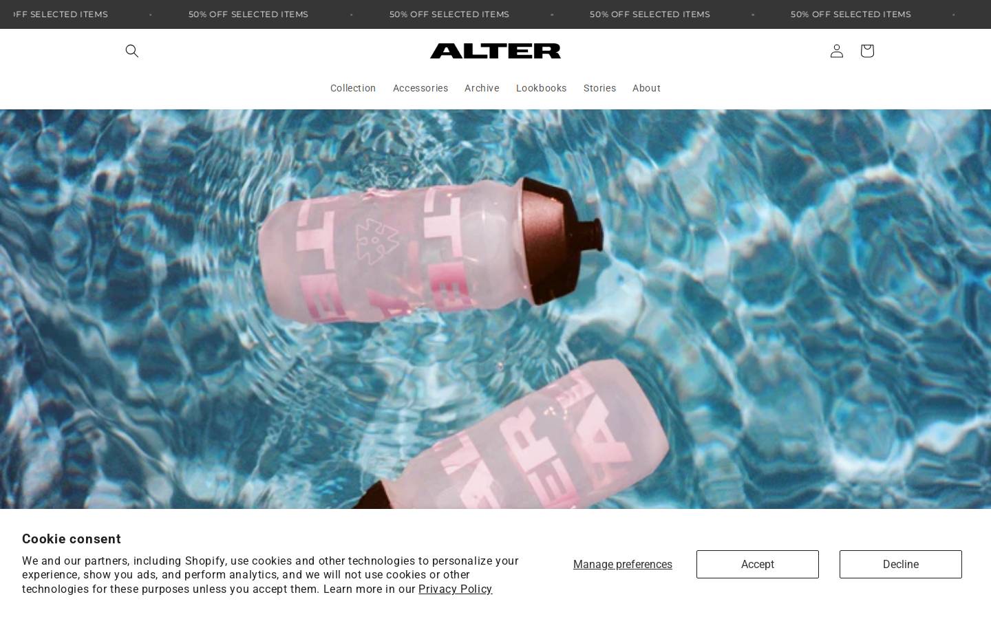 altercycling.com homepage screenshot