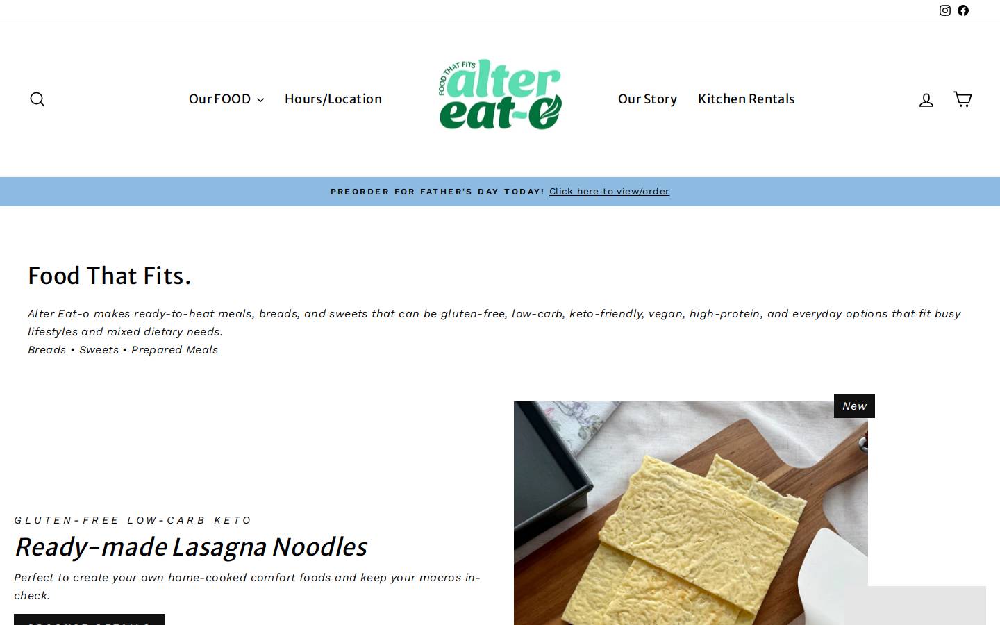 altereato.ca homepage screenshot