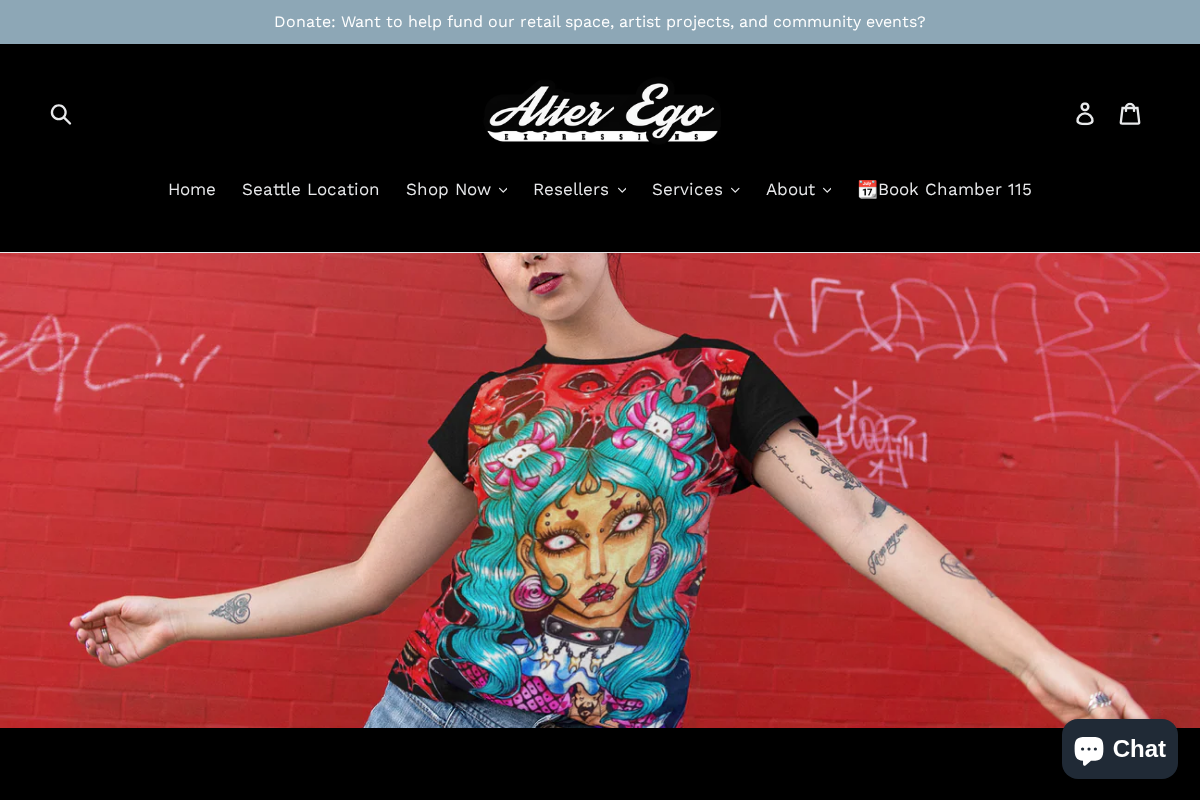 Alter Ego Expressions homepage screenshot