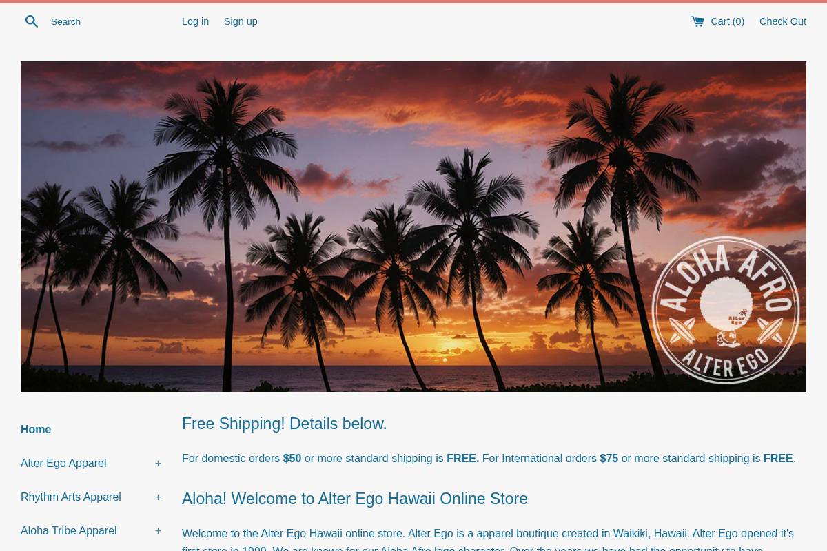 alteregohawaii.com homepage screenshot