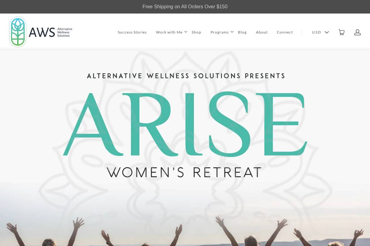 alternativewellnesssolutions.com homepage screenshot