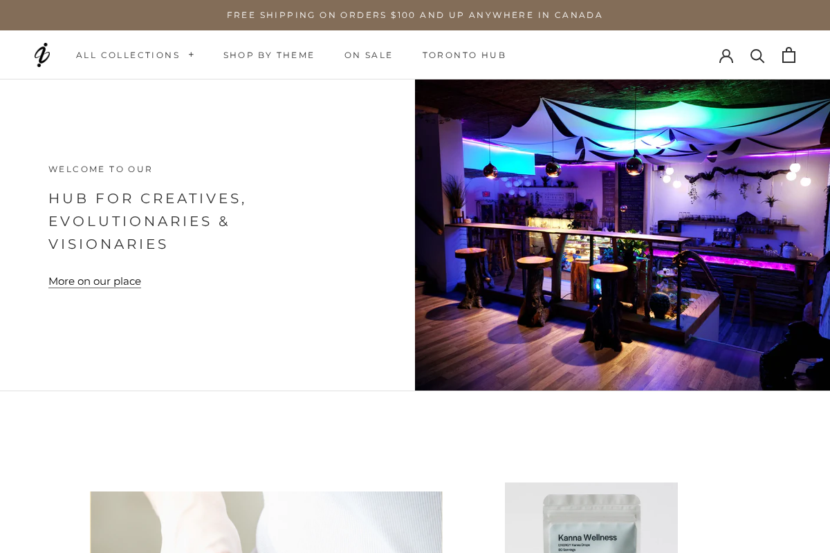 Alternity homepage screenshot