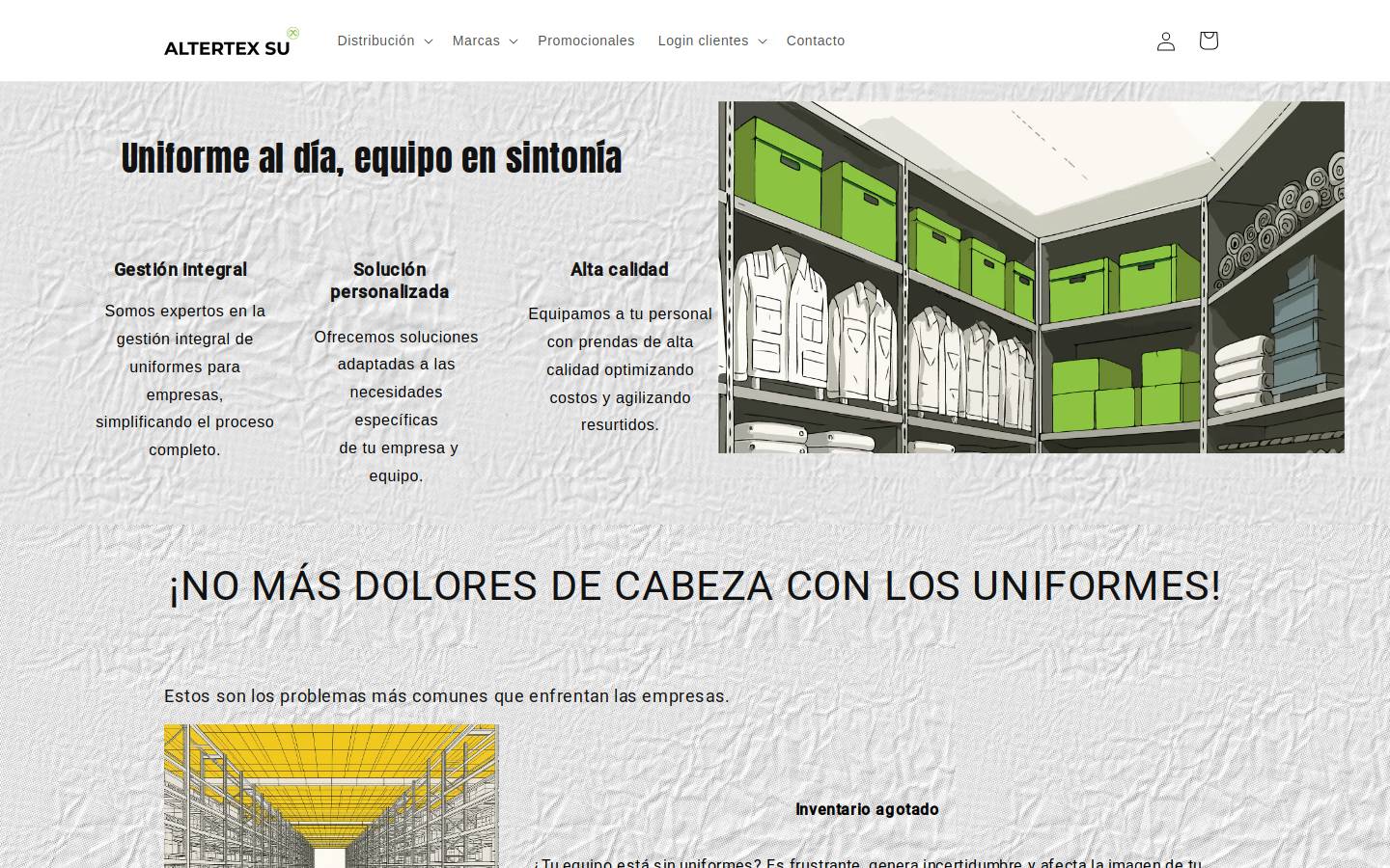 altertexsu.com homepage screenshot