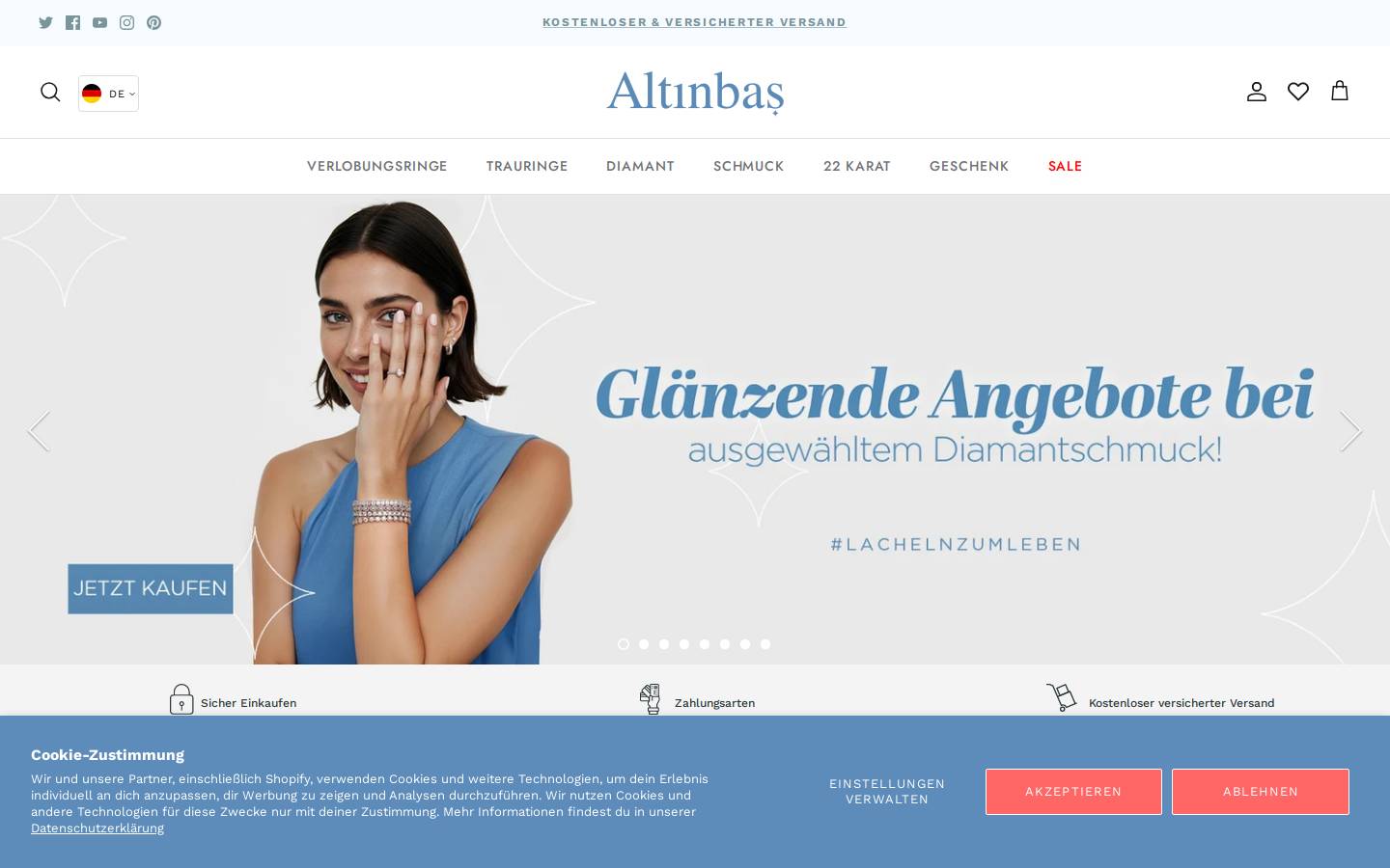 Altınbaş homepage screenshot