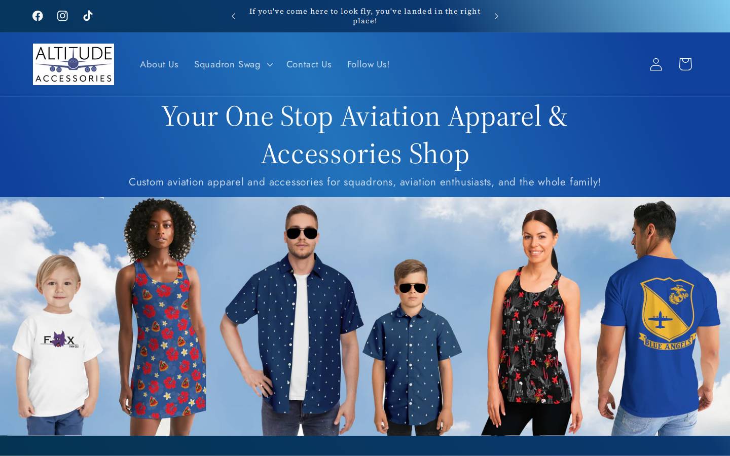 altitudeaccessories.com homepage screenshot
