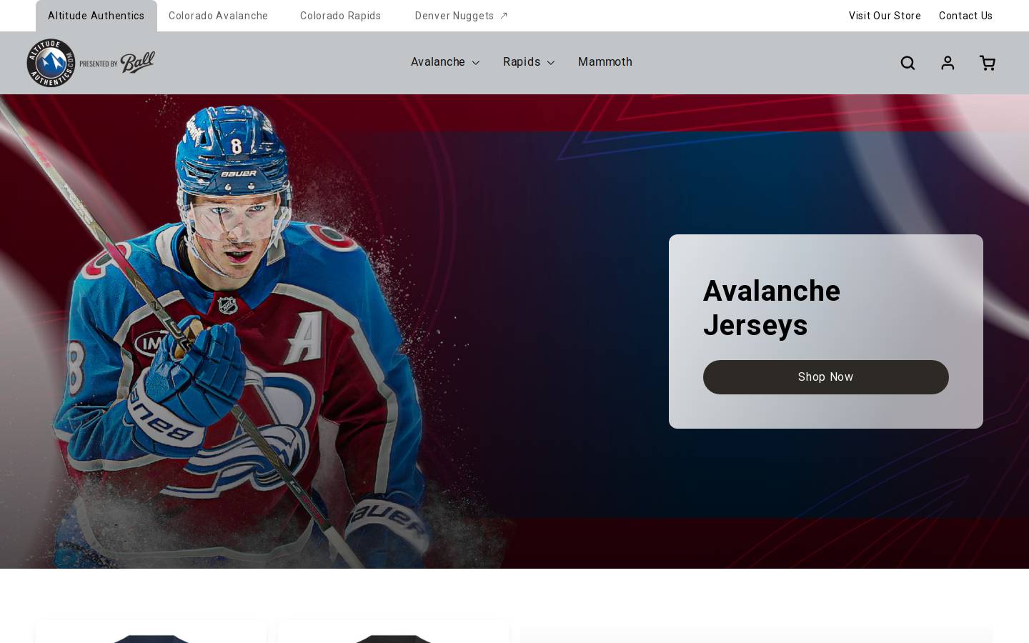 Altitudeauthentics homepage screenshot