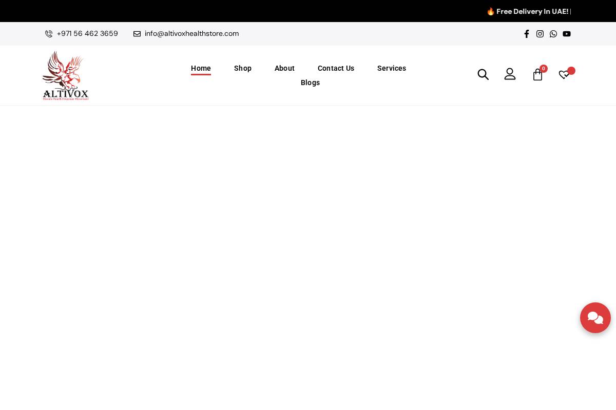 altivoxhealthstore.com homepage screenshot