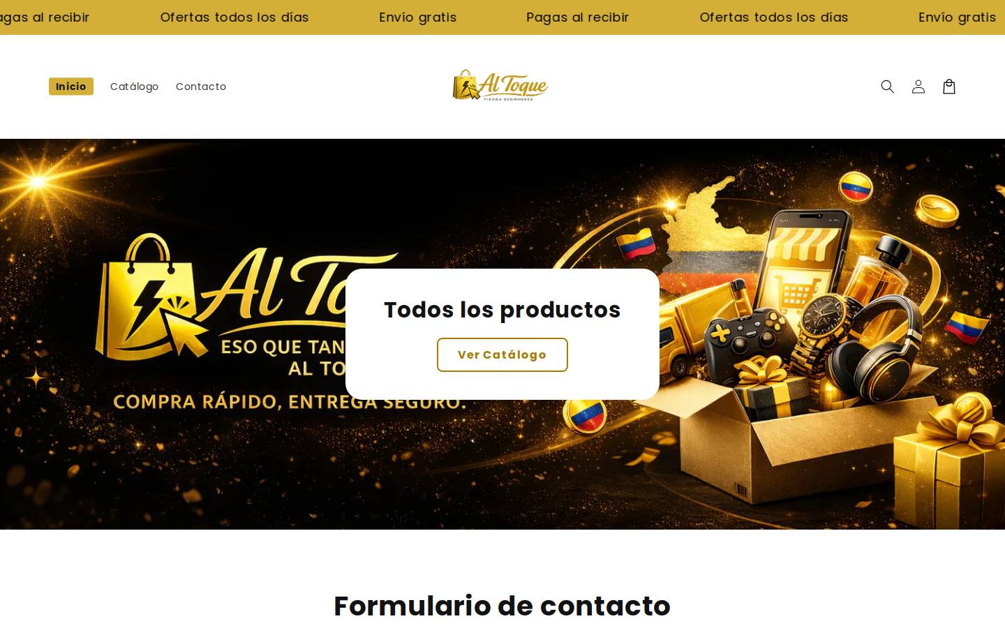 altoquecol.com homepage screenshot