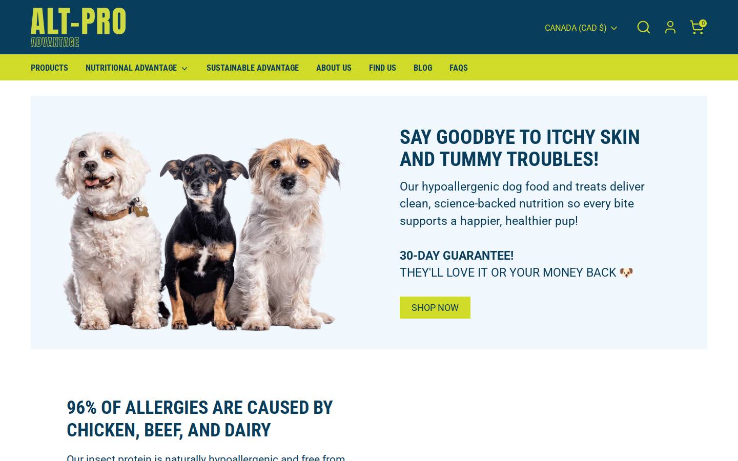 altproadvantage.com homepage screenshot
