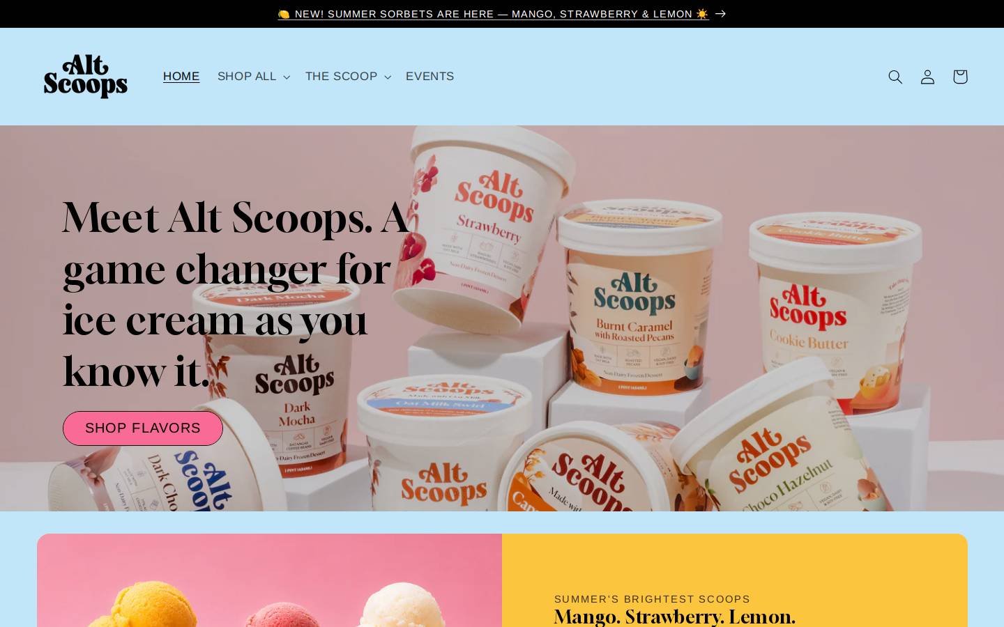 altscoops.com homepage screenshot