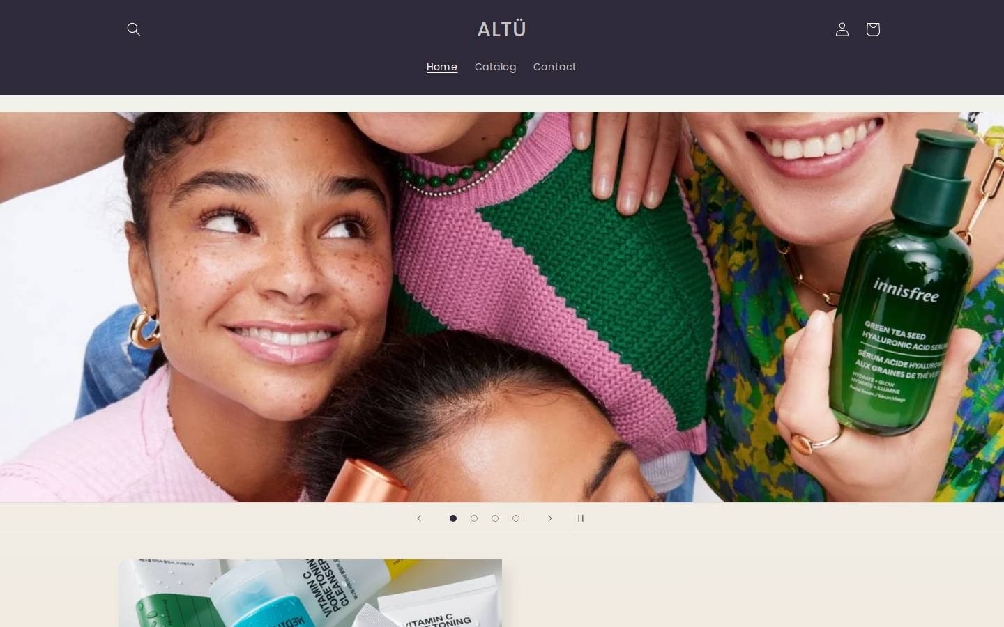 altu.shop homepage screenshot