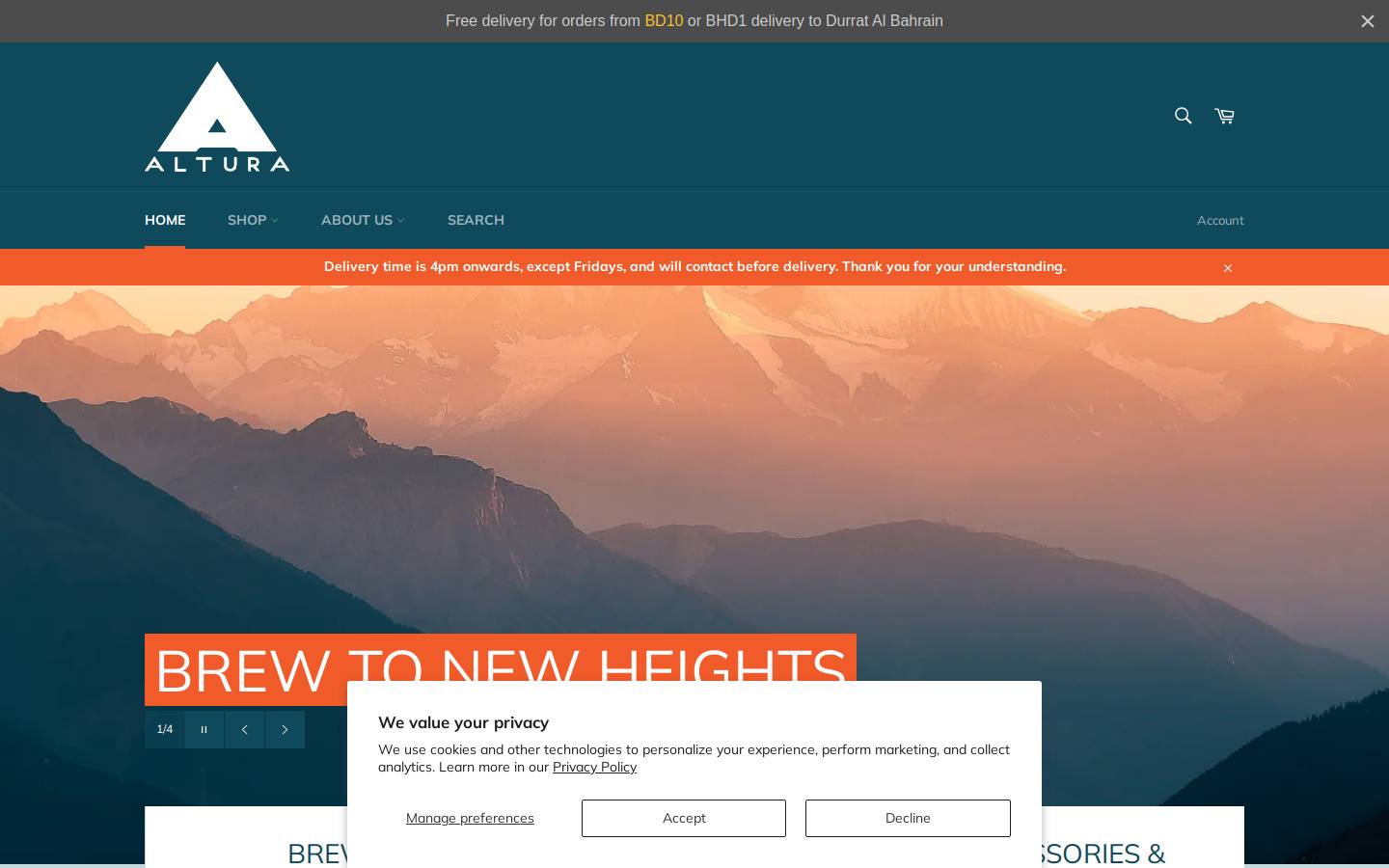 alturaenterprise.com homepage screenshot