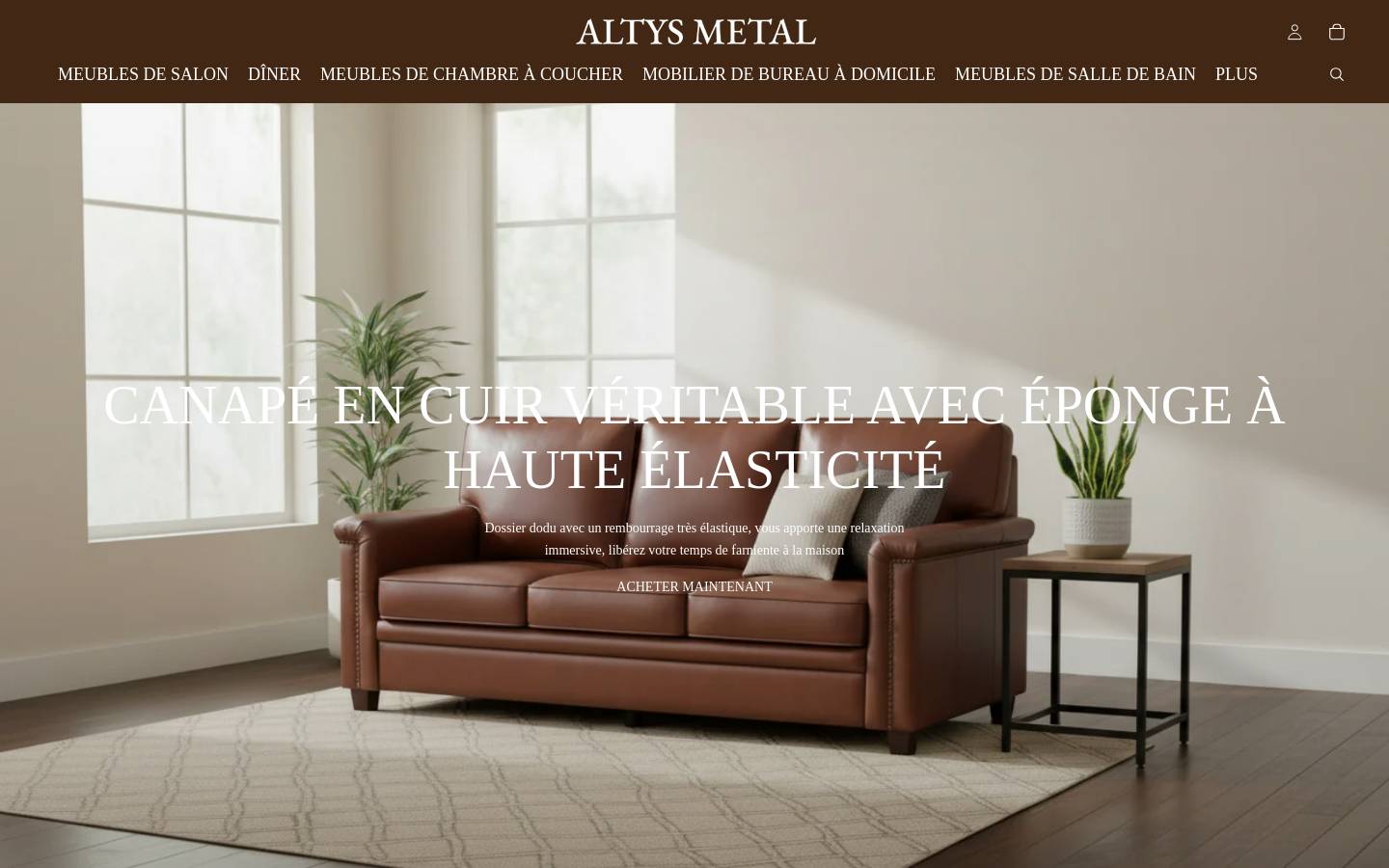 altys-metal.com homepage screenshot