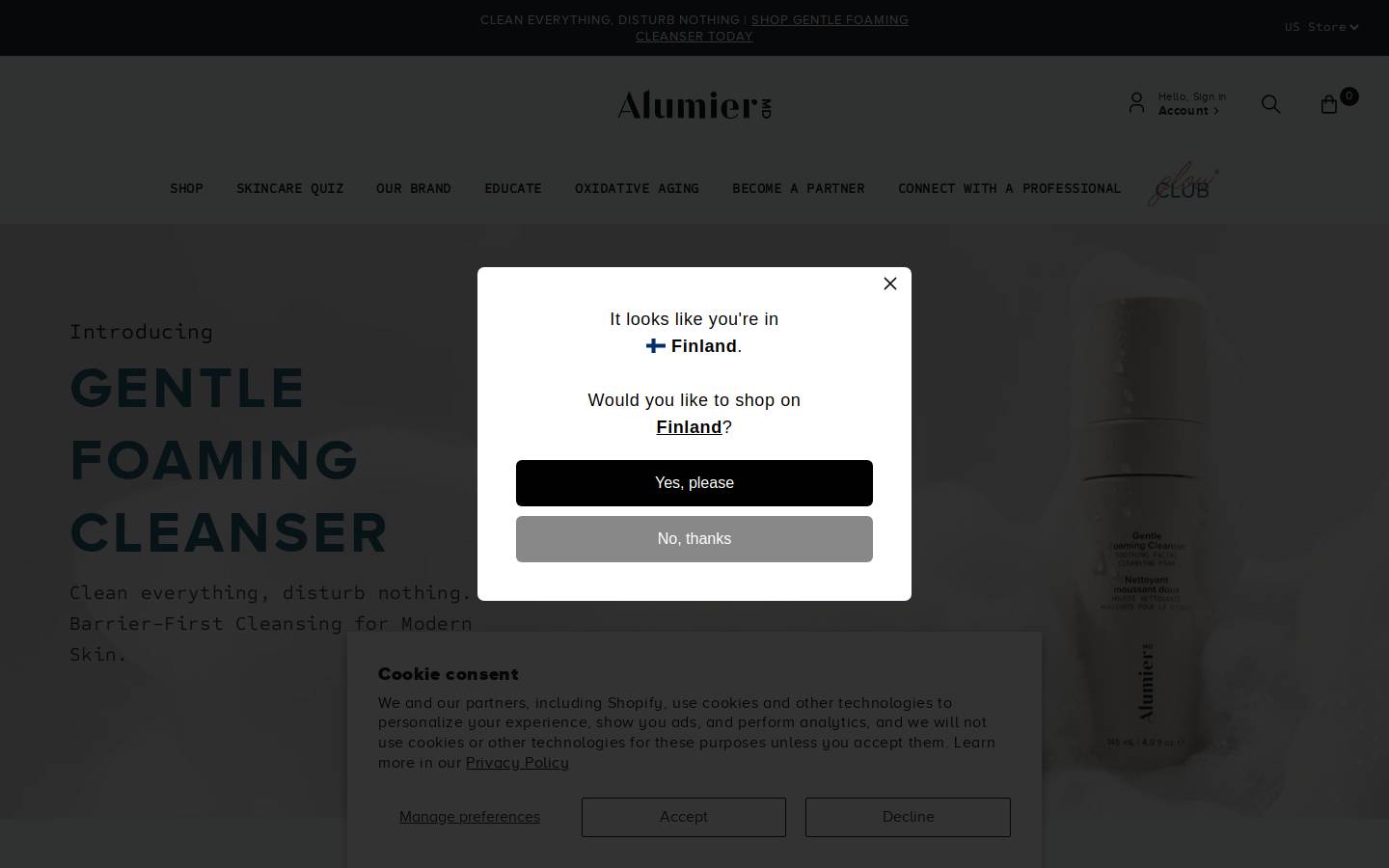 alumiermd.com homepage screenshot