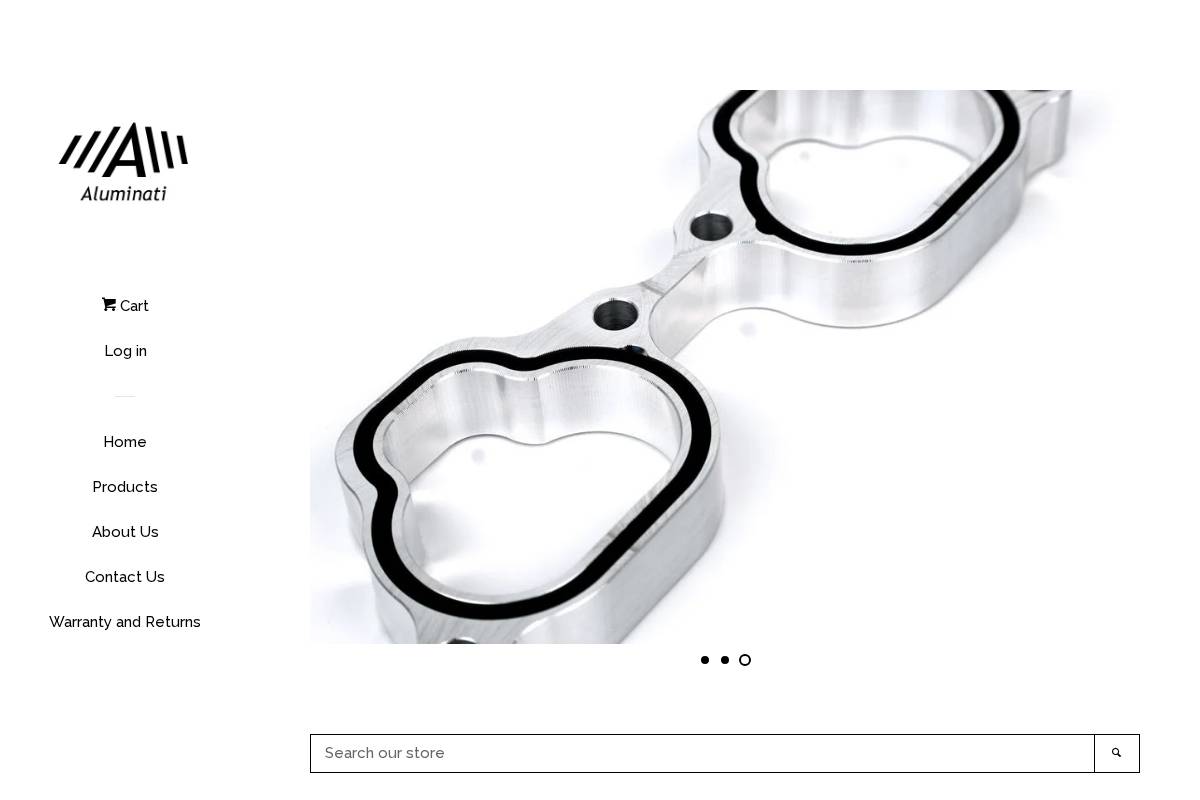 aluminati.us homepage screenshot