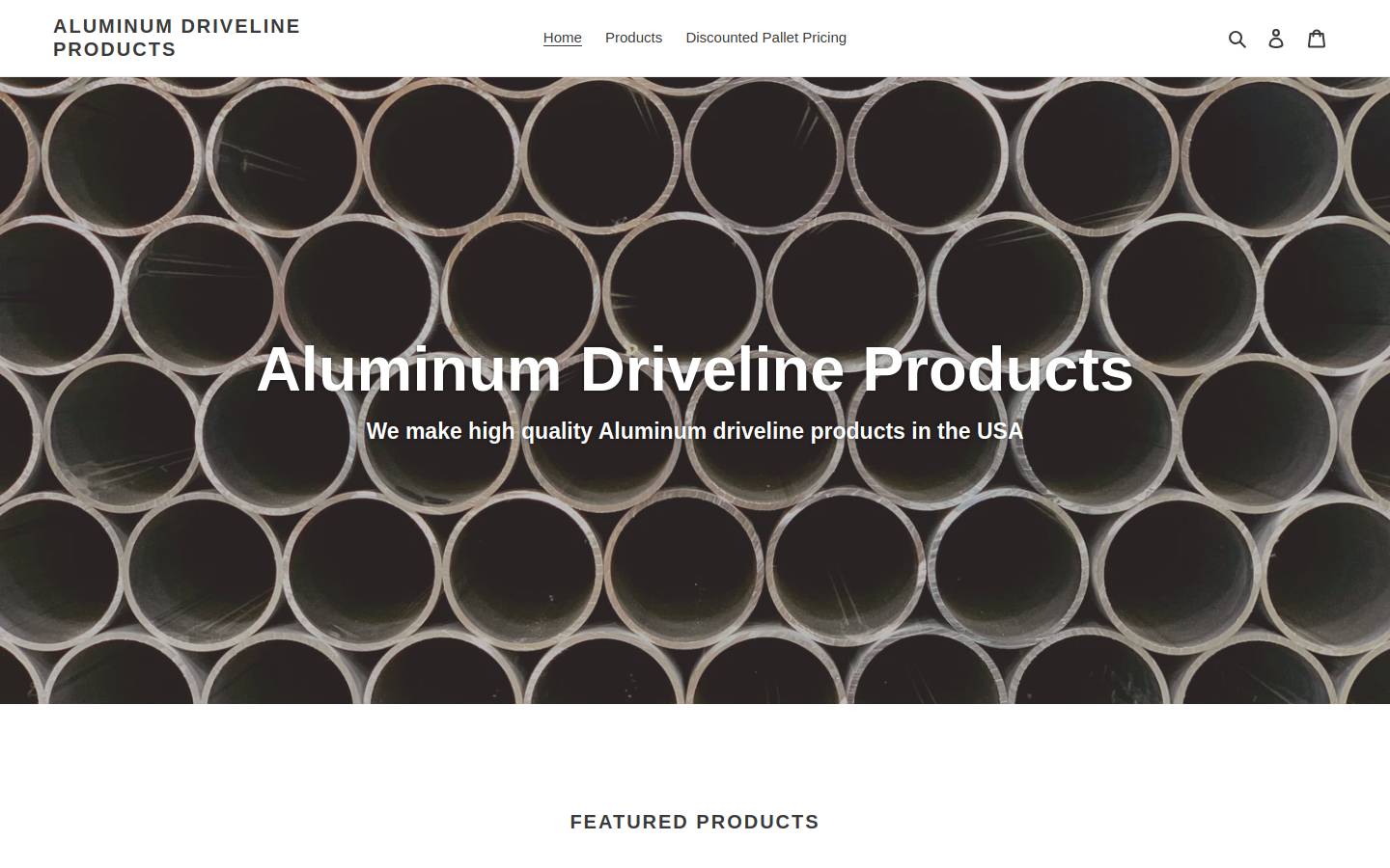 aluminiumdrive.com homepage screenshot