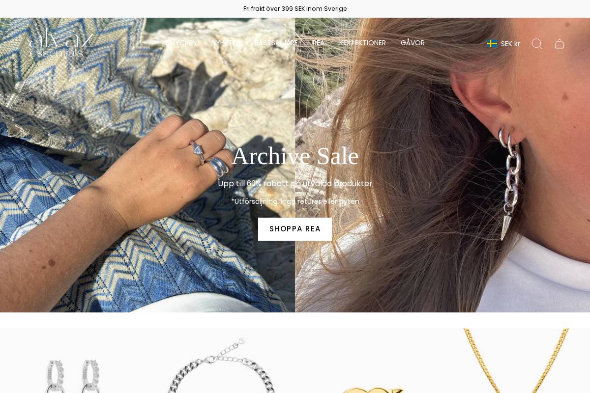 Alvazessentials homepage screenshot