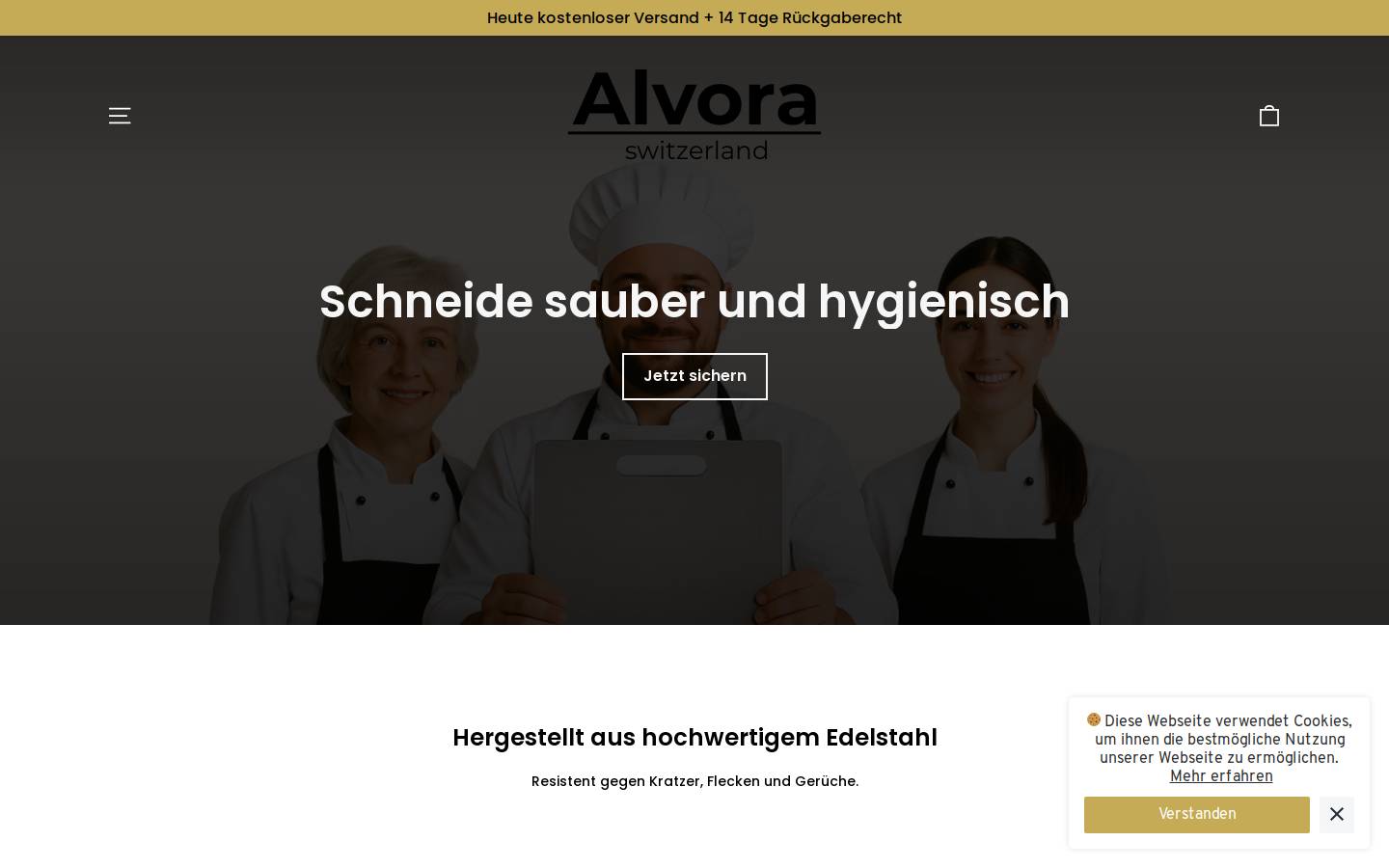alvora.ch homepage screenshot