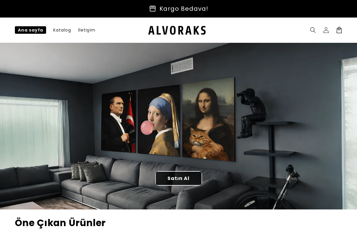 Mağazam homepage screenshot