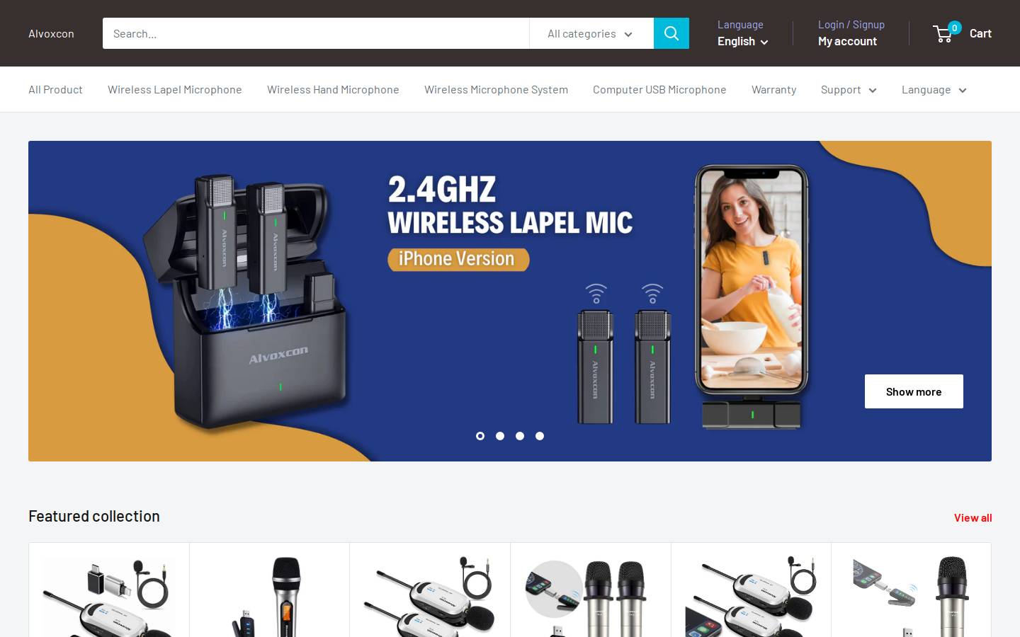 alvoxcon.net homepage screenshot