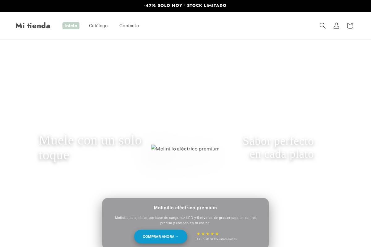 alvune.com homepage screenshot