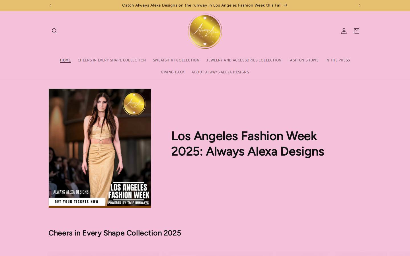 alwaysalexadesigns.com homepage screenshot