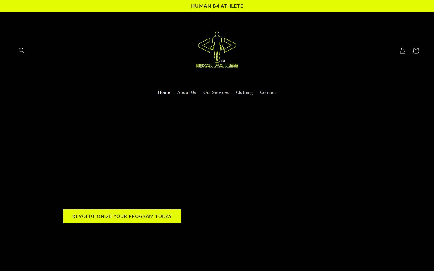 alwayshumanb4athlete.com homepage screenshot