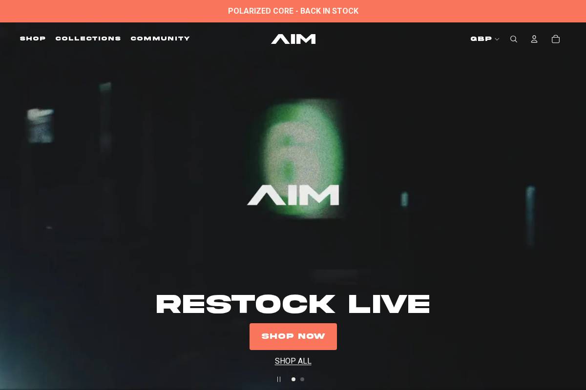 alwaysinmotion.co.uk homepage screenshot