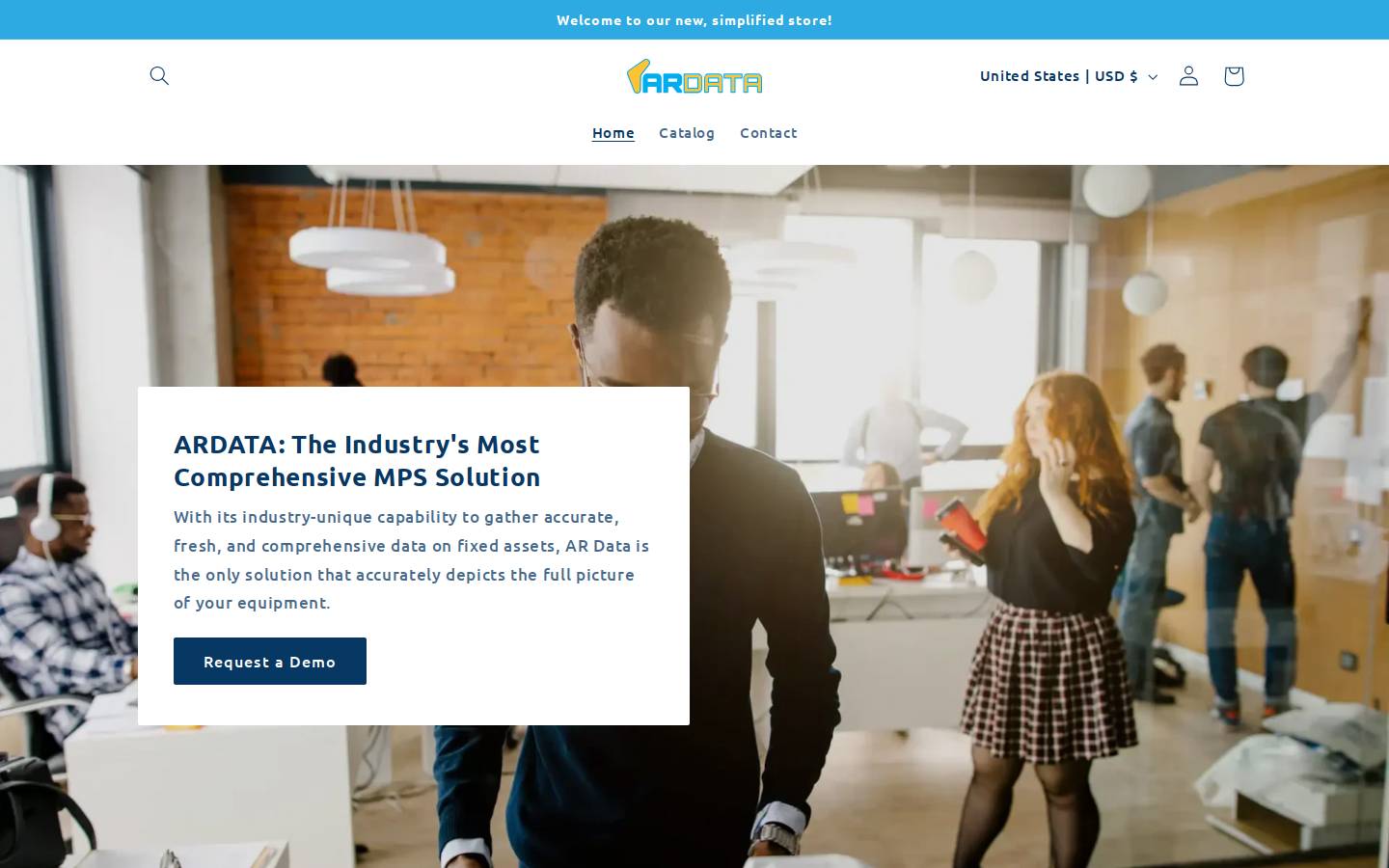 alwaysreportingdata.com homepage screenshot