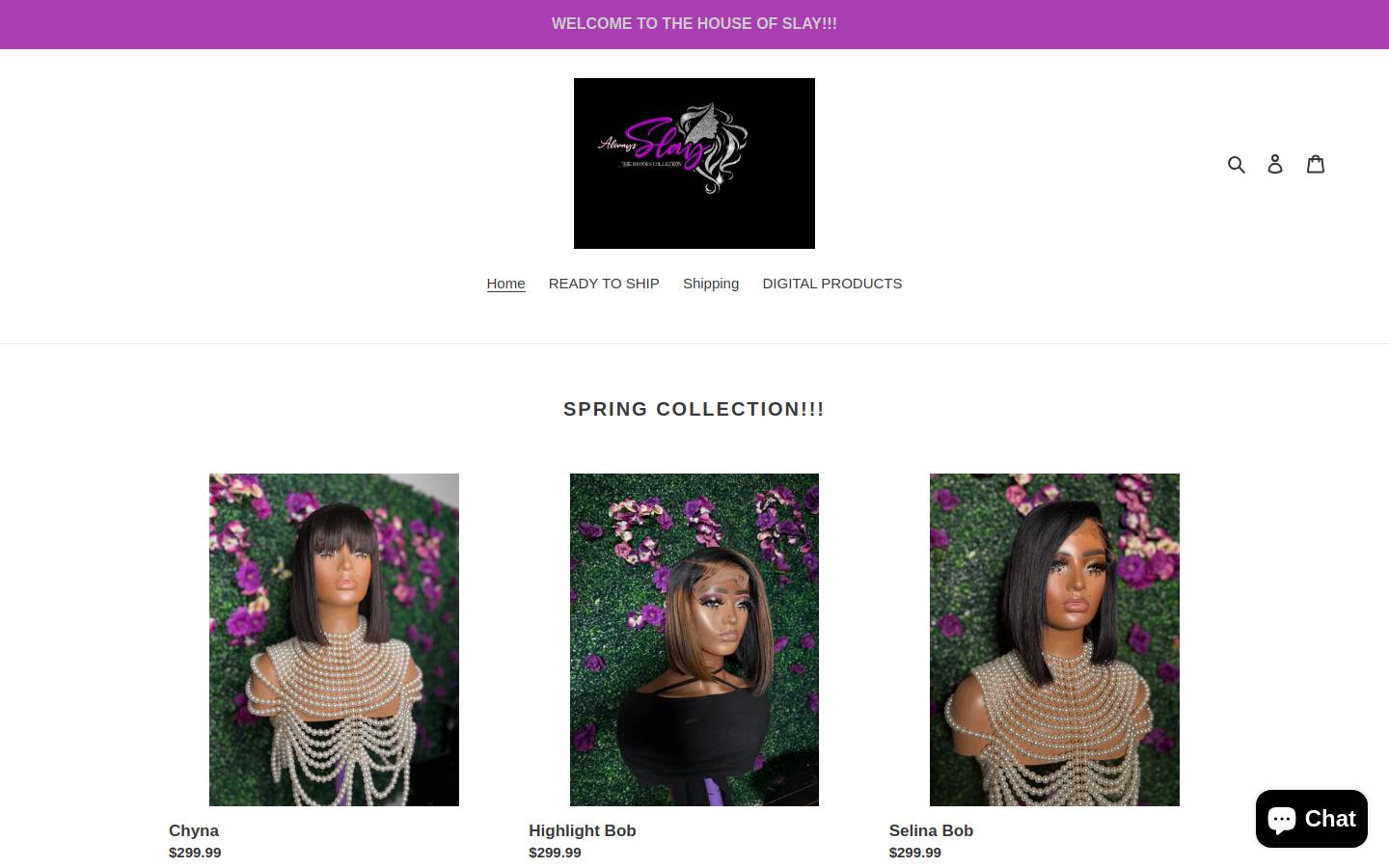 alwaysslay.com homepage screenshot