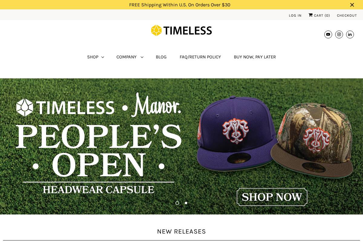 alwaystimeless.com homepage screenshot