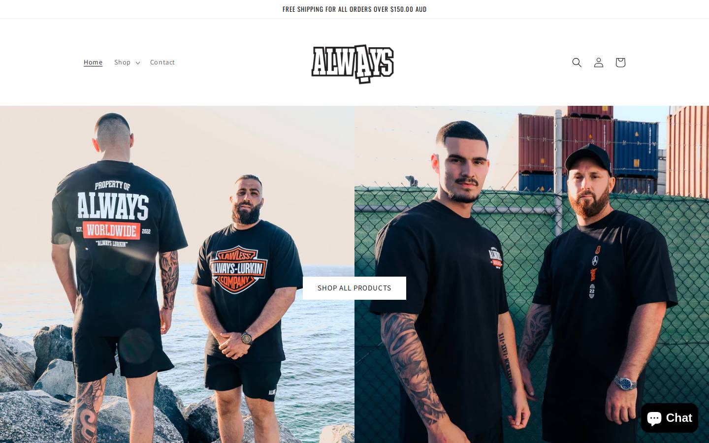 alwaysworldwide.com homepage screenshot