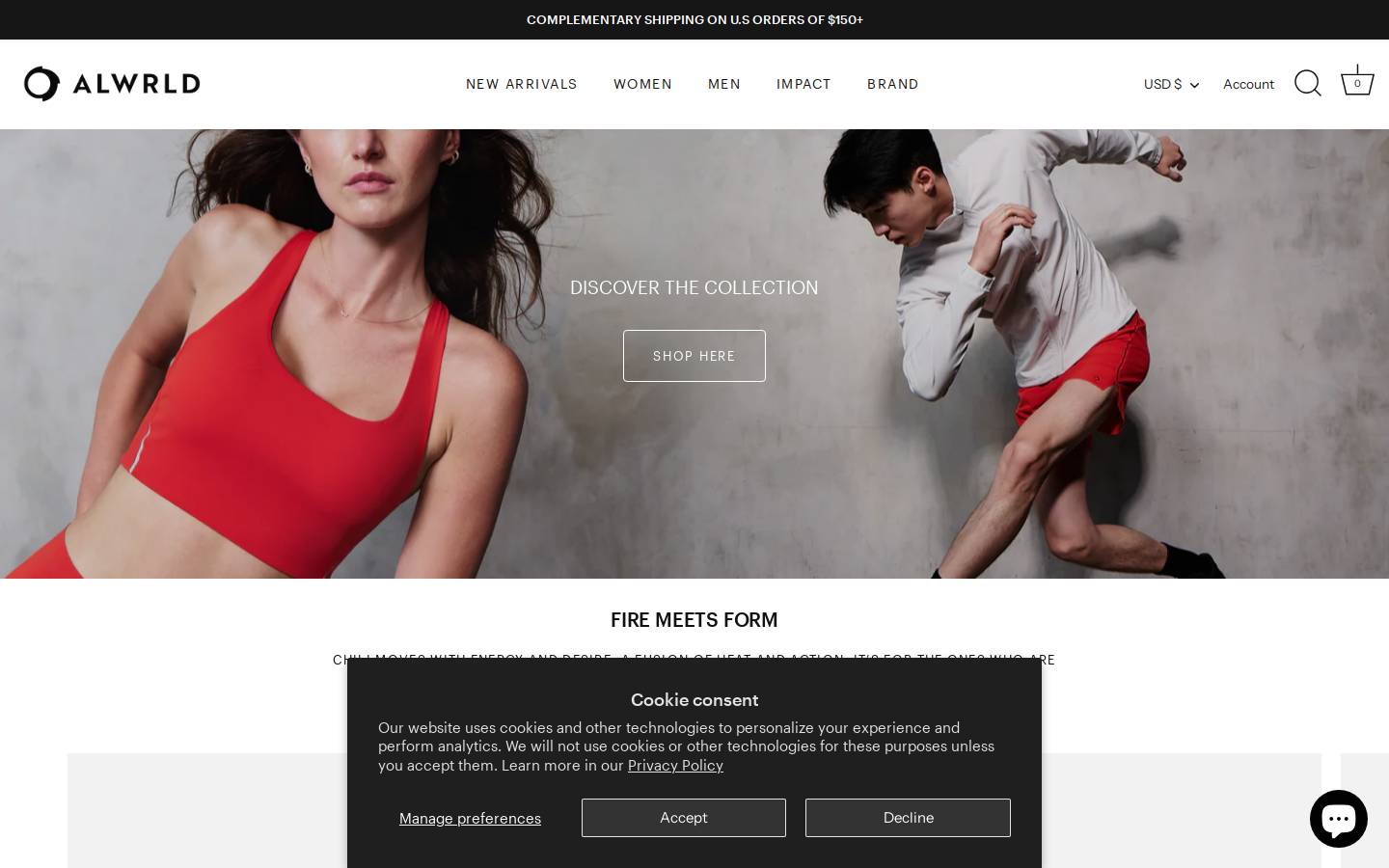 alwrld.com homepage screenshot